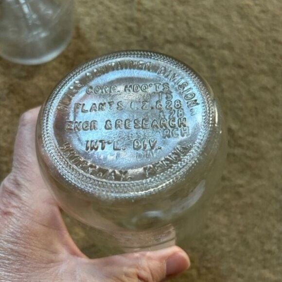 2 Brockway Glass 75th Anniversary Bottles *Read* - Picture 5 of 5